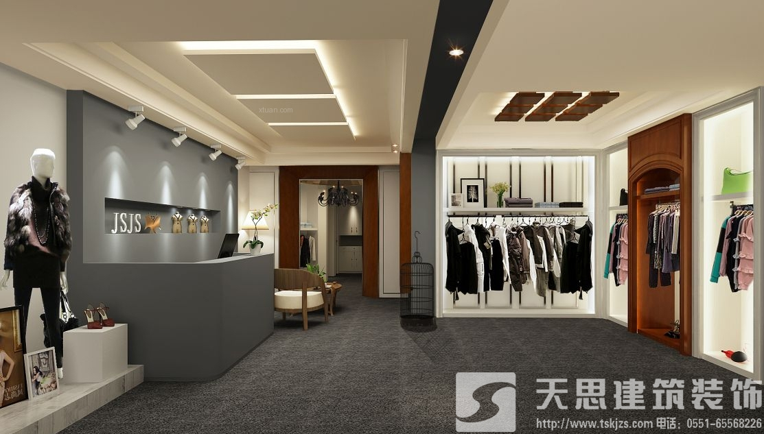 讓你散發魅力的男裝店裝潢設計